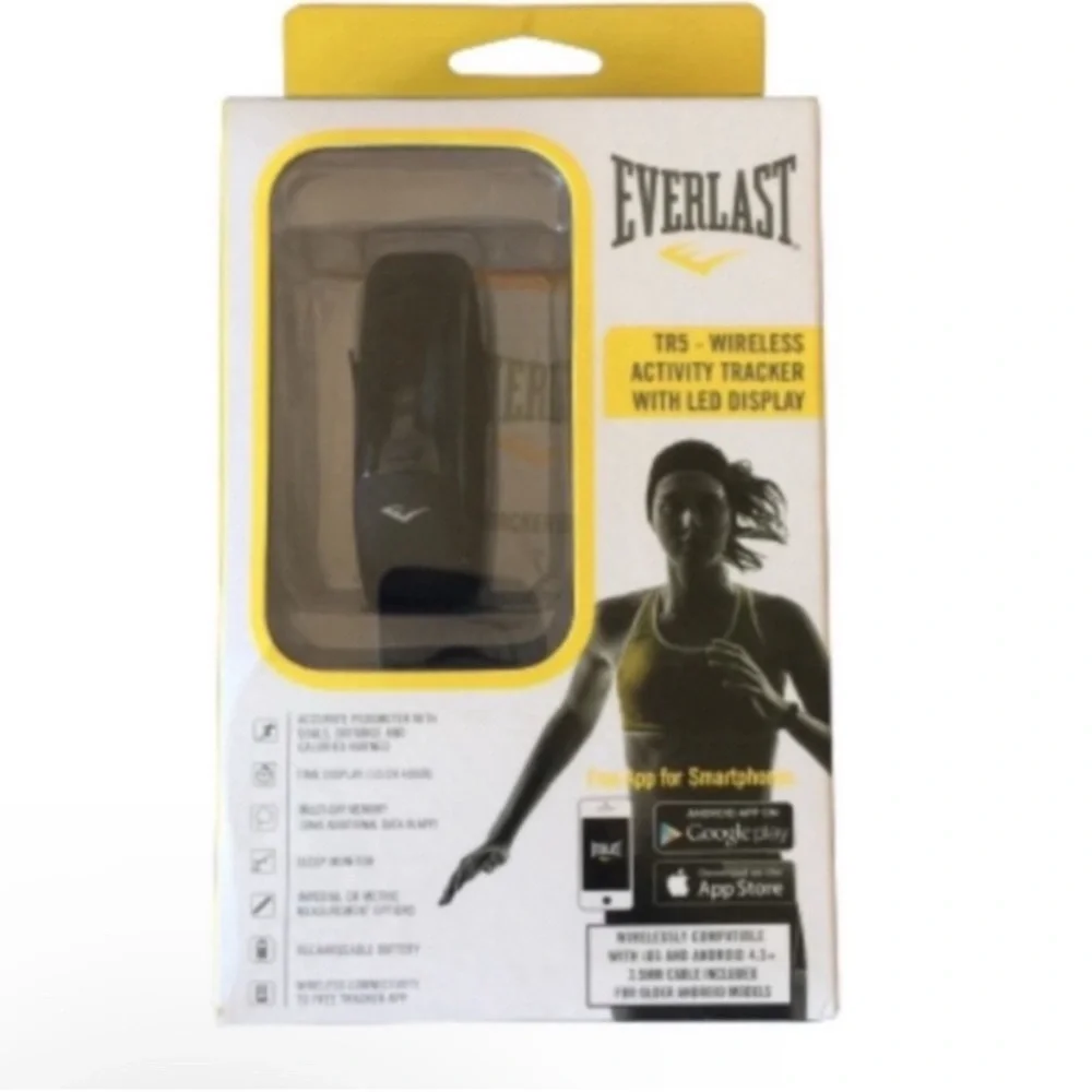 EVERLAST TR5 Activity Tracker Wireless with LED Display Fitness Tracking NWOT